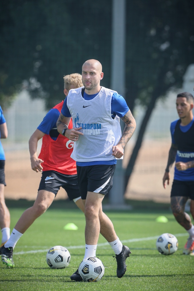 «Газпром»-тренировочные сборы «Зенита» в Дубае: 11 февраля, утренняя тренировка