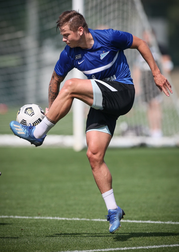 «Газпром»-тренировочные сборы «Зенита» в Дубае: 11 февраля, утренняя тренировка