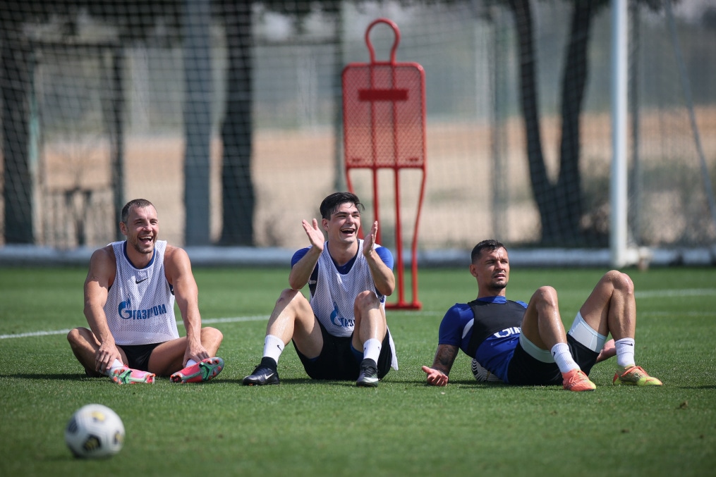 «Газпром»-тренировочные сборы «Зенита» в Дубае: 11 февраля, утренняя тренировка