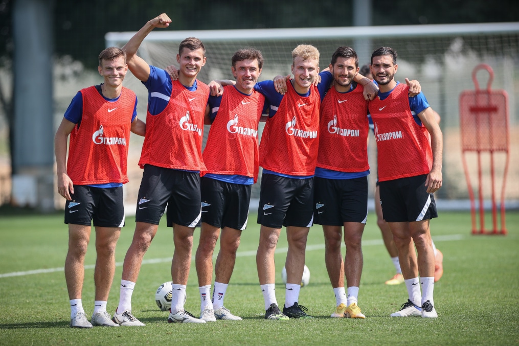 «Газпром»-тренировочные сборы «Зенита» в Дубае: 11 февраля, утренняя тренировка