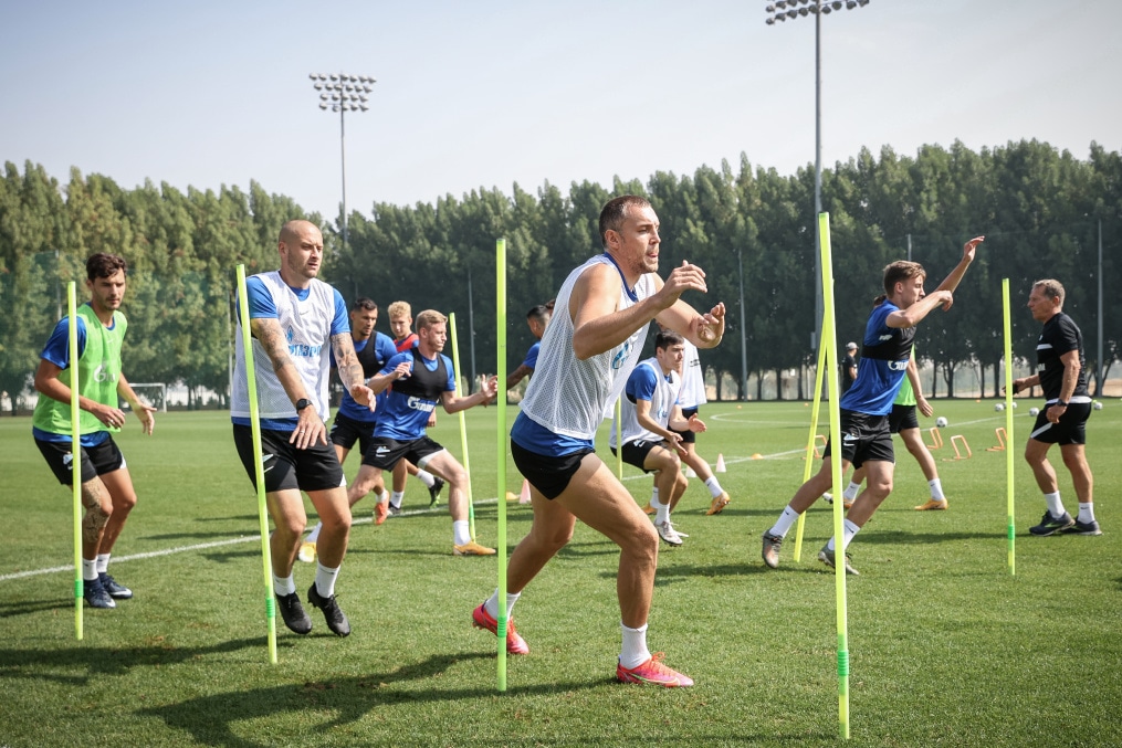 «Газпром»-тренировочные сборы «Зенита» в Дубае: 11 февраля, утренняя тренировка