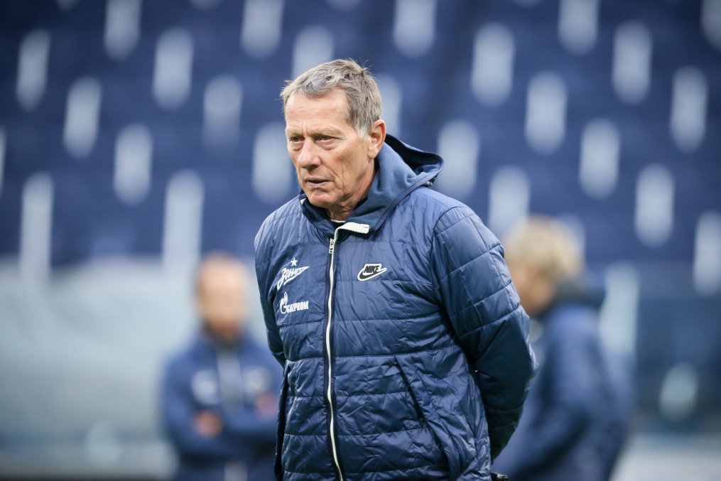 Сине-бело-голубые провели тренировку перед игрой с «Арсеналом» на «Газпром Арене»