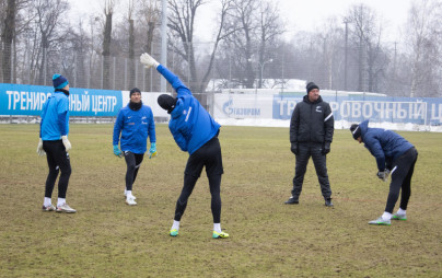 Тренировка «Зенита» перед матчем с «Ростовом»
