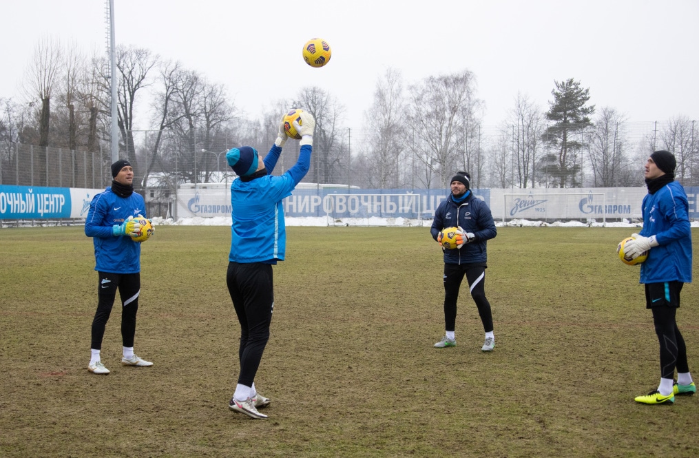Тренировка «Зенита» перед матчем с «Ростовом»