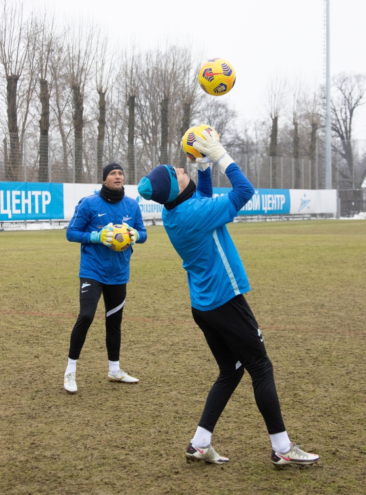 Тренировка «Зенита» перед матчем с «Ростовом»