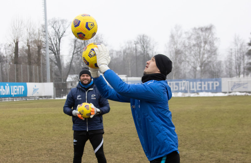 Тренировка «Зенита» перед матчем с «Ростовом»