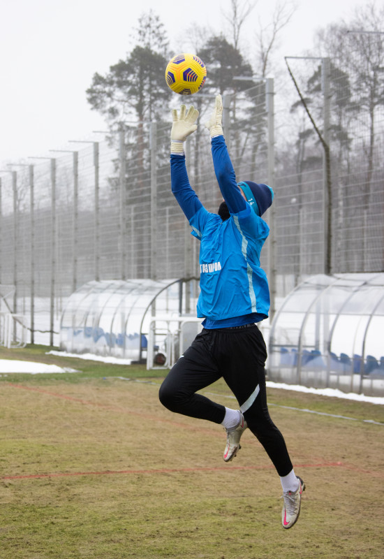 Тренировка «Зенита» перед матчем с «Ростовом»