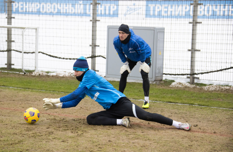 Тренировка «Зенита» перед матчем с «Ростовом»