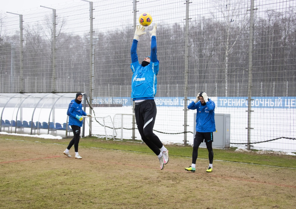 Тренировка «Зенита» перед матчем с «Ростовом»