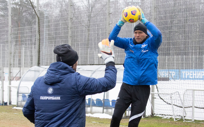 Тренировка «Зенита» перед матчем с «Ростовом»