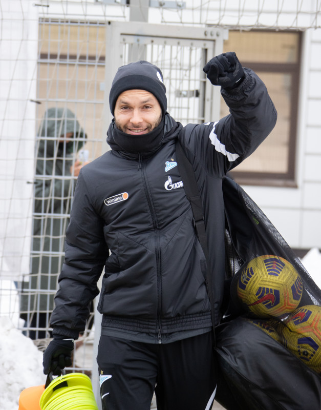 Тренировка «Зенита» перед матчем с «Ростовом»