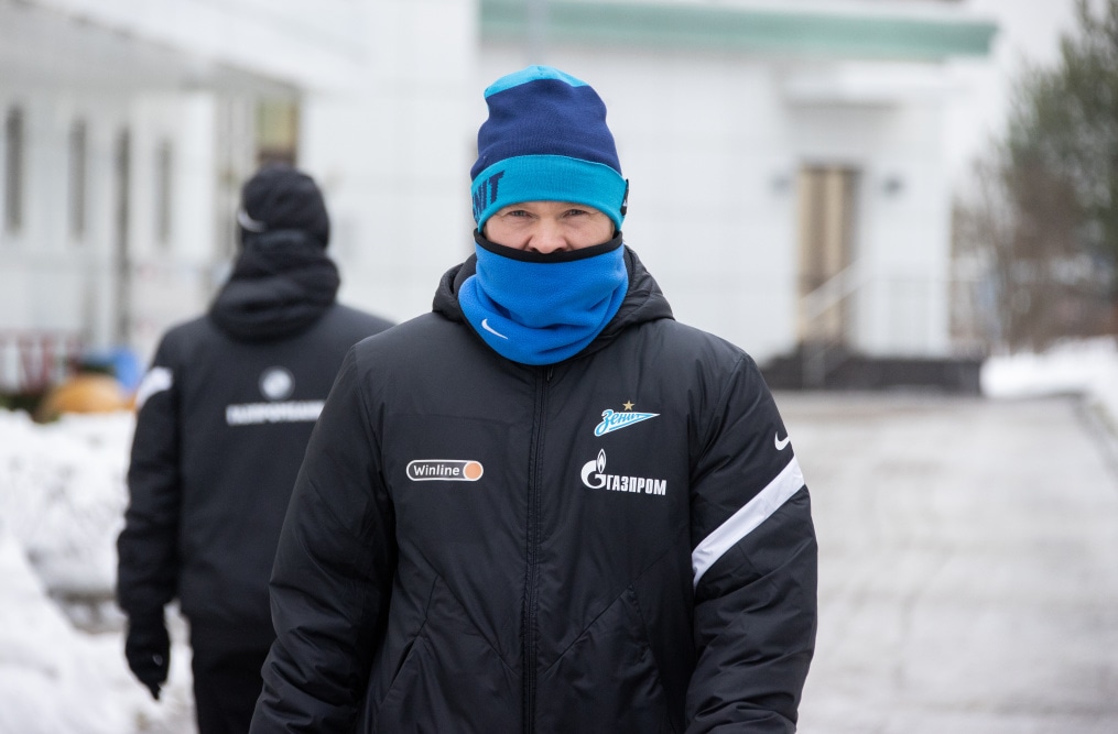 Тренировка «Зенита» перед матчем с «Ростовом»