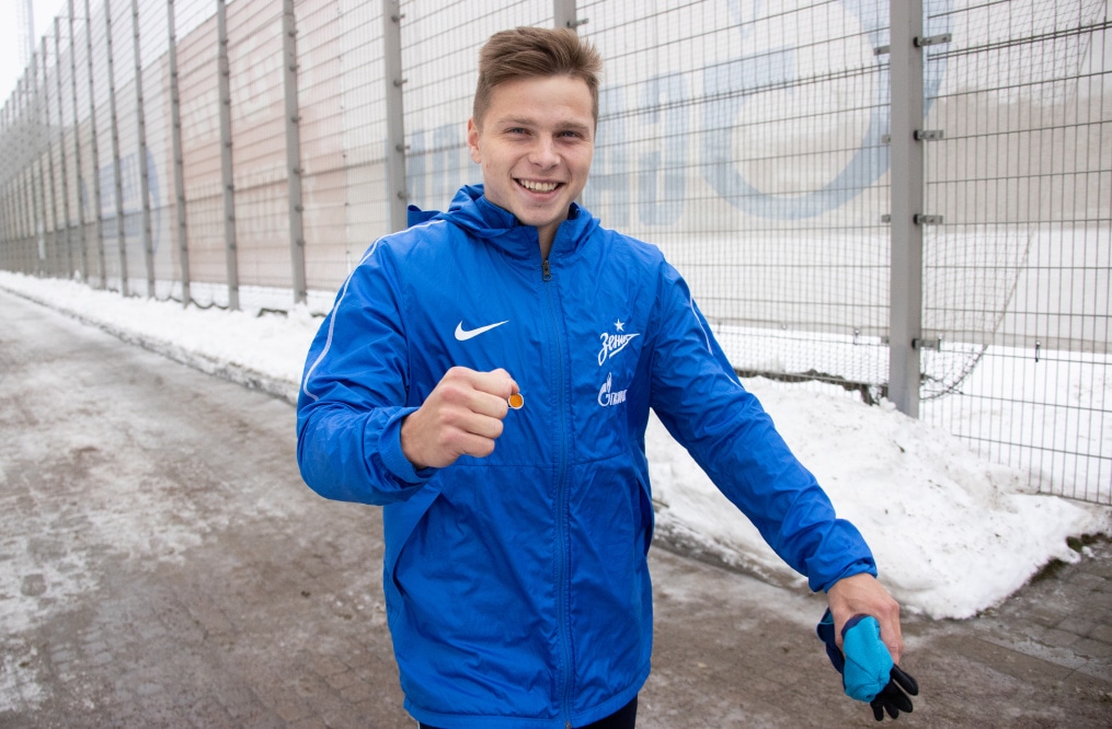 Тренировка «Зенита» перед матчем с «Ростовом»