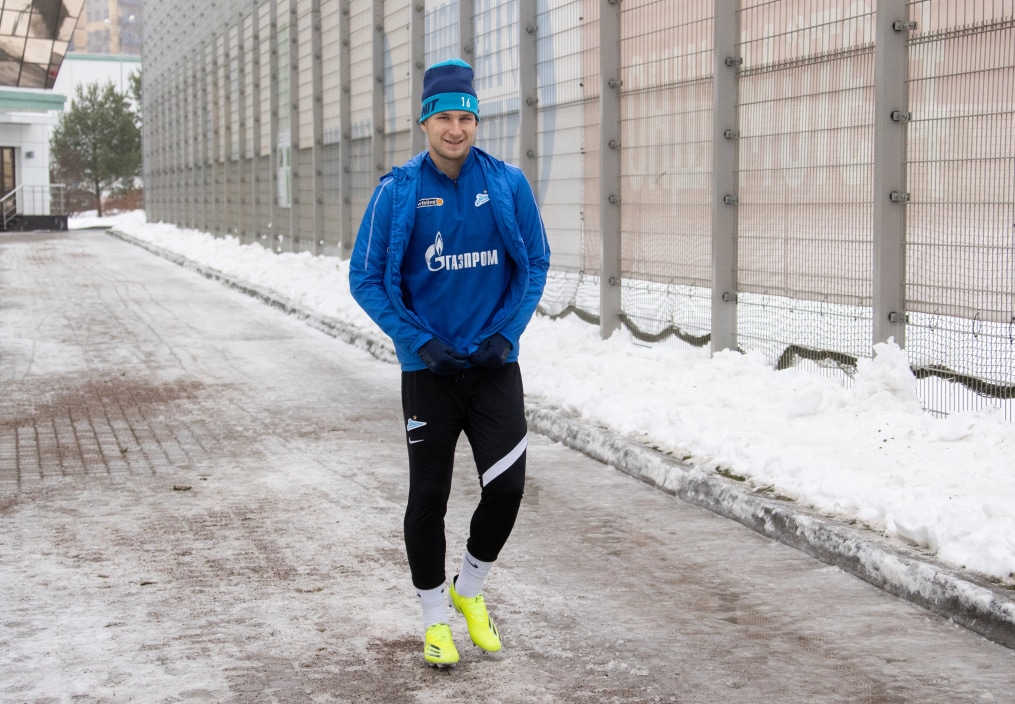 Тренировка «Зенита» перед матчем с «Ростовом»