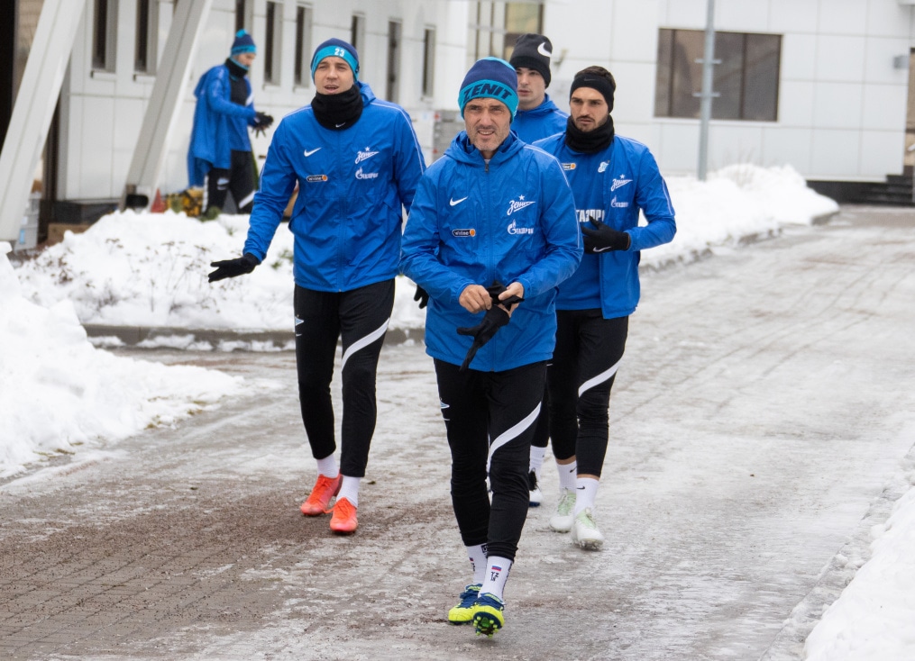 Тренировка «Зенита» перед матчем с «Ростовом»