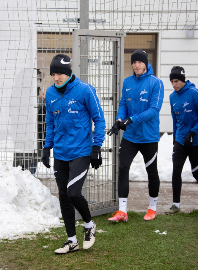 Тренировка «Зенита» перед матчем с «Ростовом»