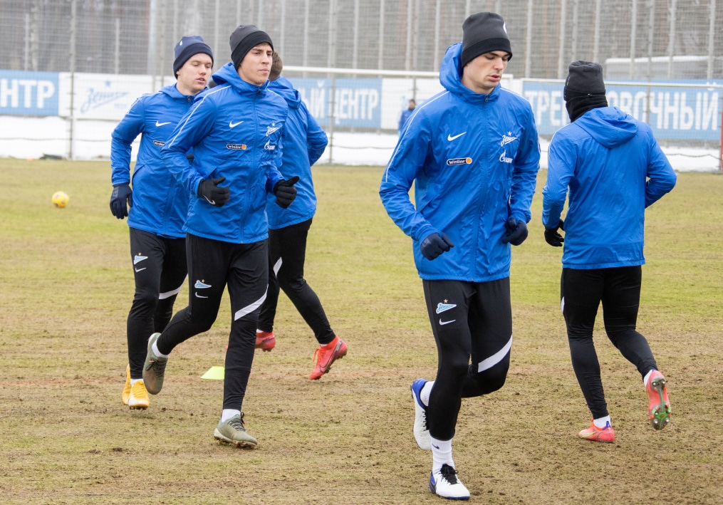 Тренировка «Зенита» перед матчем с «Ростовом»