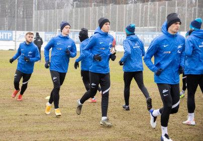 Тренировка «Зенита» перед матчем с «Ростовом»