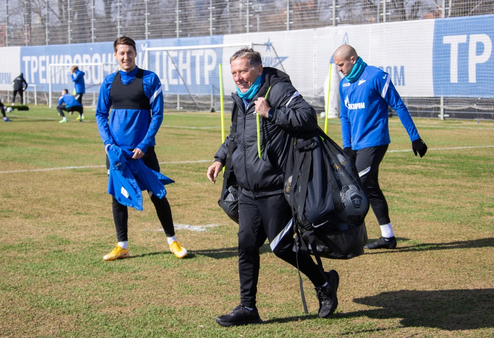 Тренировка «Зенита» перед матчем с «Сочи»