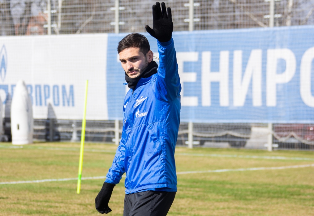 Тренировка «Зенита» перед матчем с «Сочи»