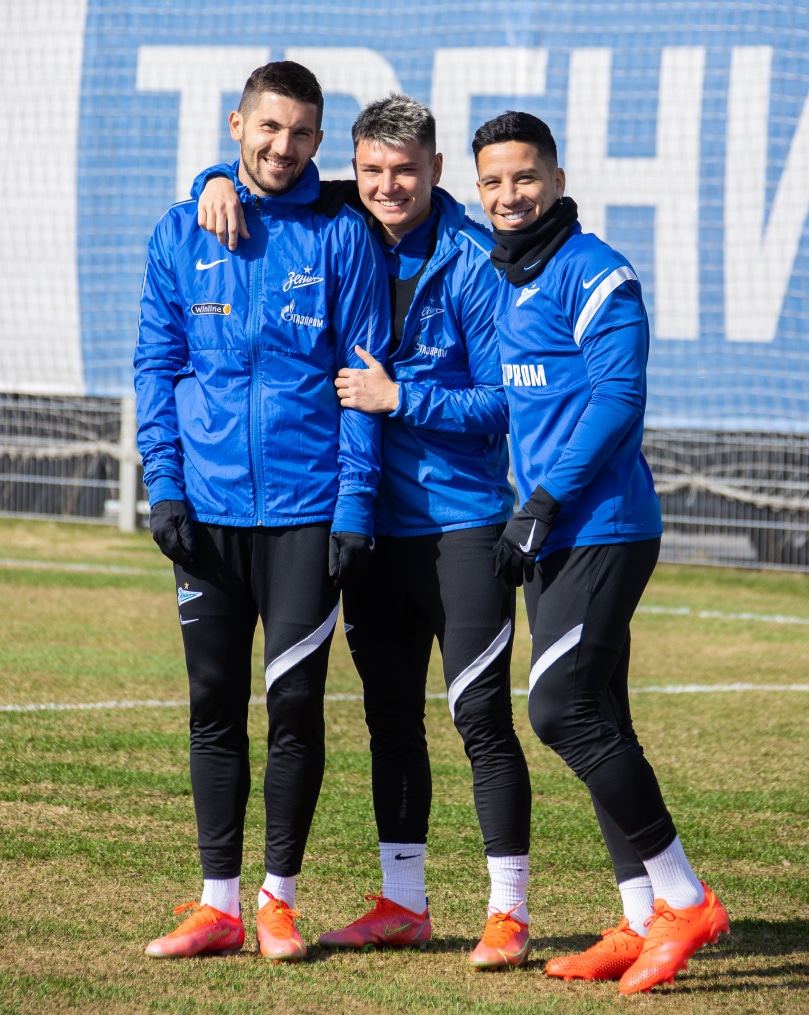 Тренировка «Зенита» перед матчем с «Сочи»