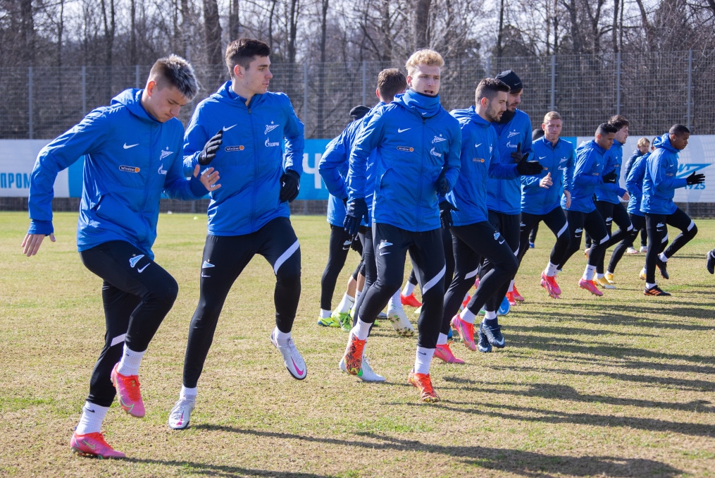 Тренировка «Зенита» перед матчем с «Сочи»