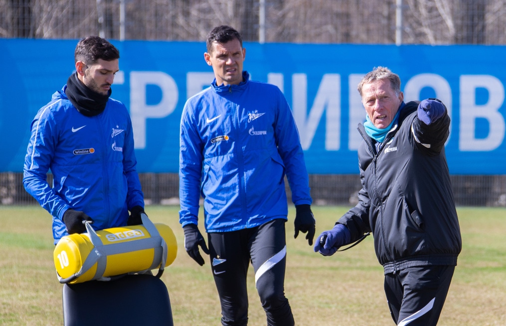 Тренировка «Зенита» перед матчем с «Сочи»