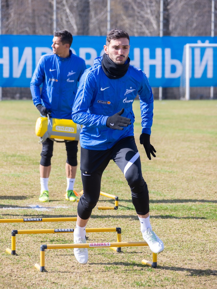 Тренировка «Зенита» перед матчем с «Сочи»
