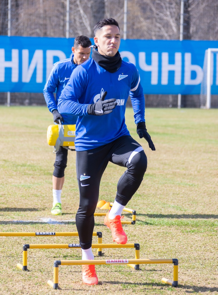 Тренировка «Зенита» перед матчем с «Сочи»