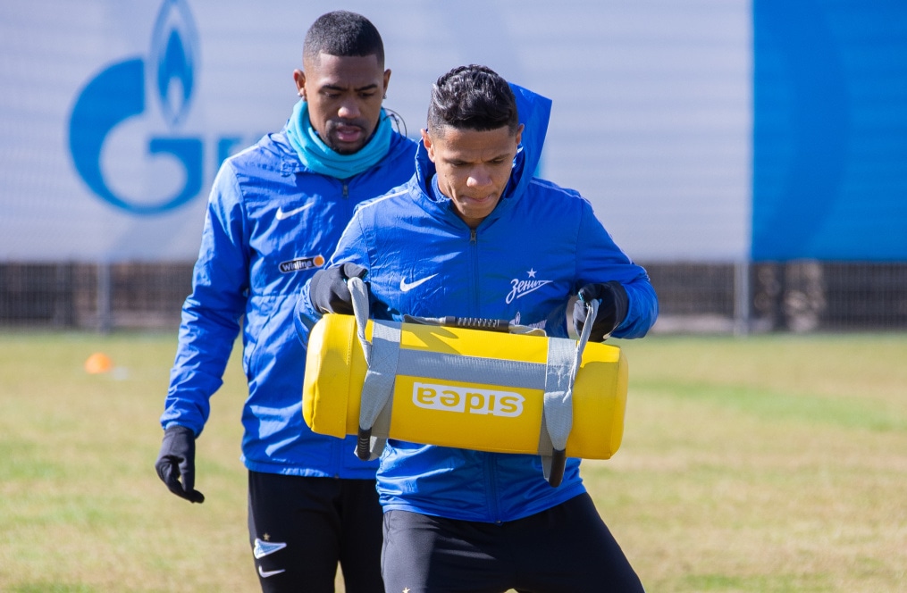 Тренировка «Зенита» перед матчем с «Сочи»