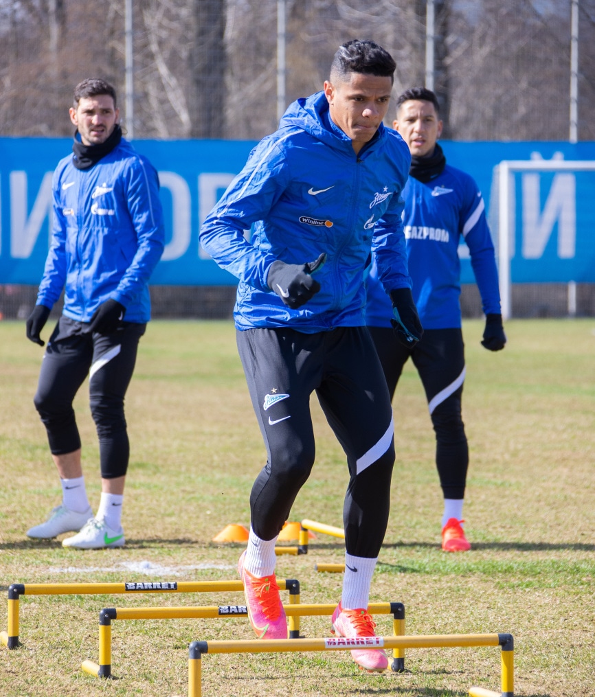Тренировка «Зенита» перед матчем с «Сочи»