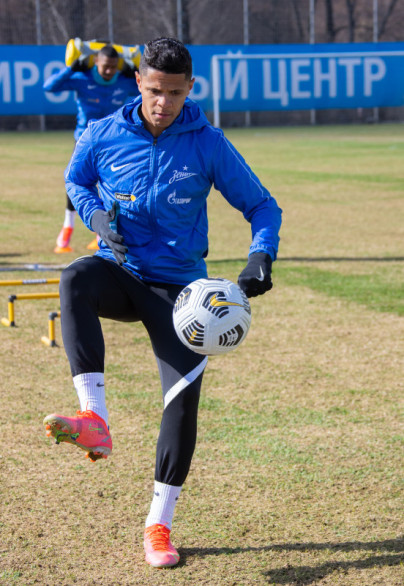 Тренировка «Зенита» перед матчем с «Сочи»