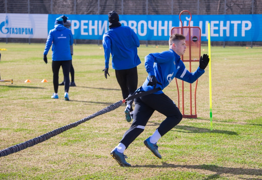 Тренировка «Зенита» перед матчем с «Сочи»