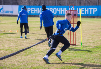 Тренировка «Зенита» перед матчем с «Сочи»
