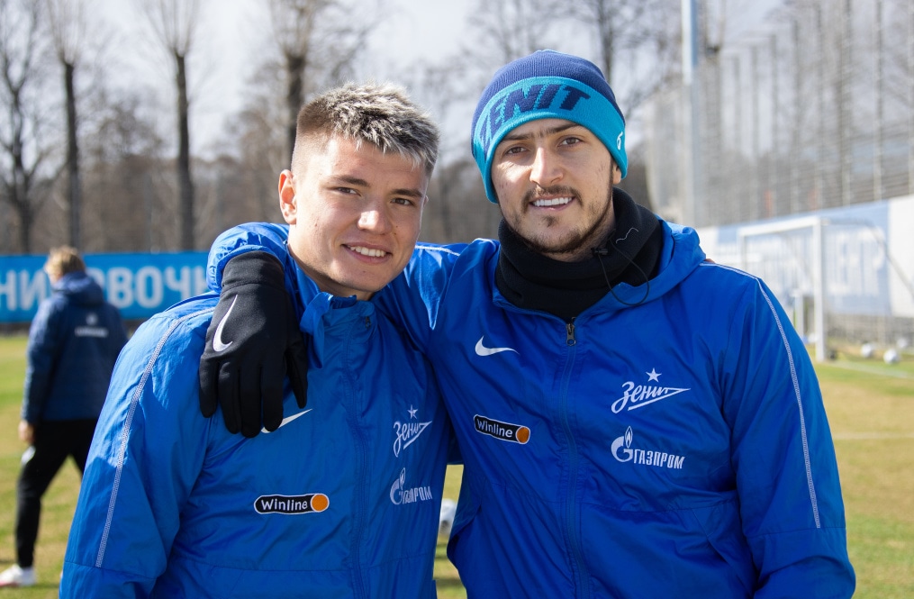 Тренировка «Зенита» перед матчем с «Сочи»