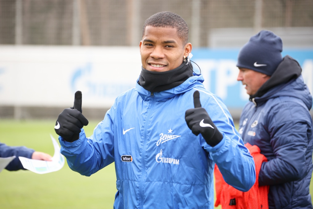 Тренировка «Зенита» перед матчем с «Локомотивом»