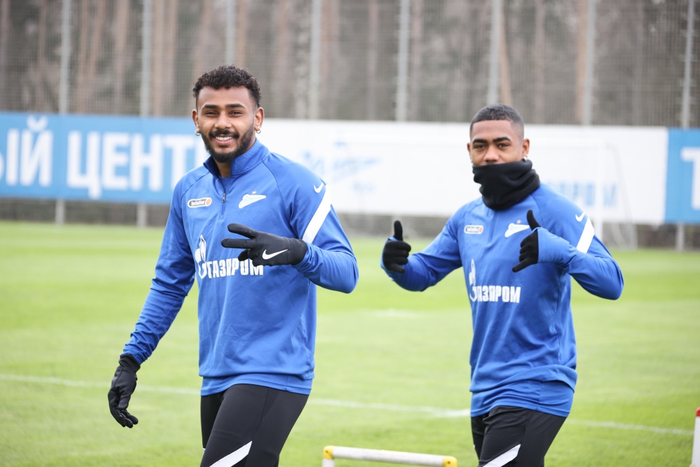 Тренировка «Зенита» перед матчем с «Локомотивом»