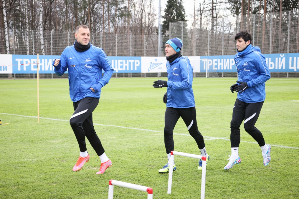 Тренировка «Зенита» перед матчем с «Локомотивом»