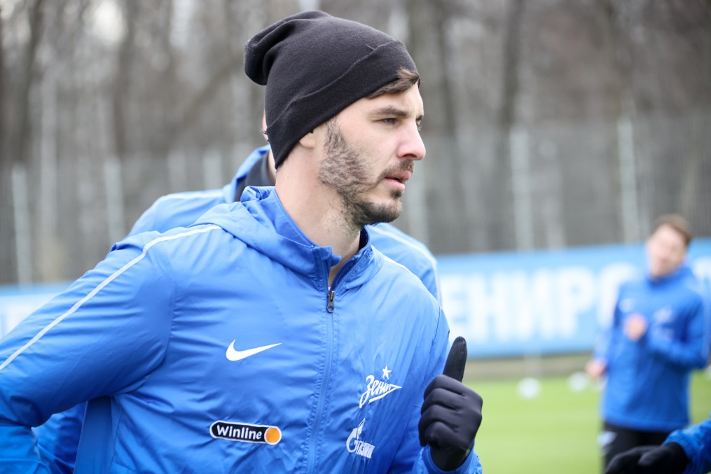 Тренировка «Зенита» перед матчем с «Локомотивом»