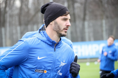 Тренировка «Зенита» перед матчем с «Локомотивом»