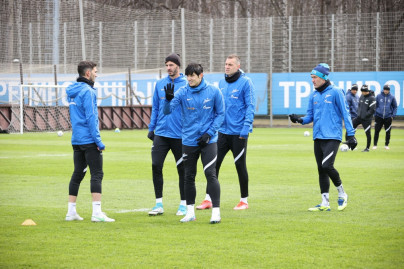 Тренировка «Зенита» перед матчем с «Локомотивом»