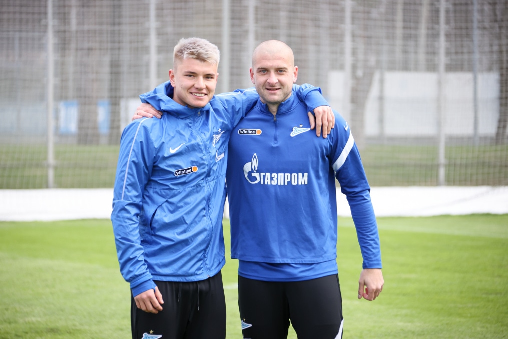 Тренировка «Зенита» перед матчем с «Локомотивом»