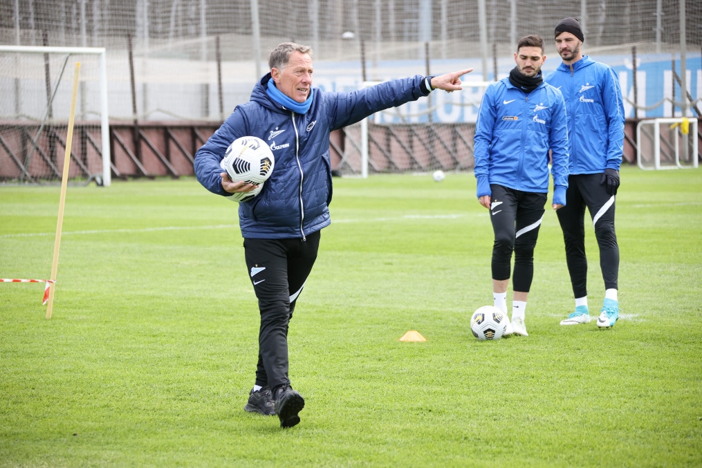 Тренировка «Зенита» перед матчем с «Локомотивом»