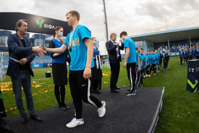 Награждение команд ЮФЛ на матче «Зенит»-м — «Краснодар»-м