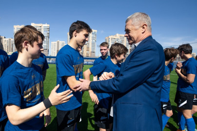 Поздравление команды «Зенит» U-17 с победой в ЮФЛ-2