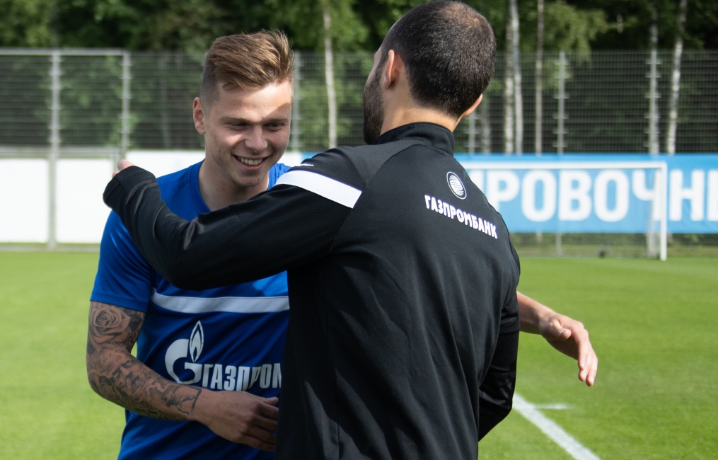 Первые «Газпром»-тренировочные сборы «Зенита»: 14 июня, вечерняя тренировка