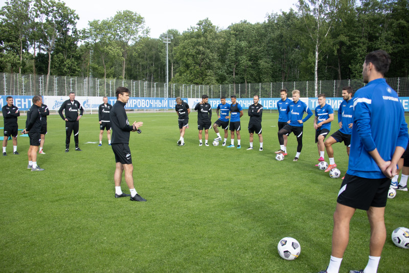 Первые «Газпром»-тренировочные сборы «Зенита»: 14 июня, вечерняя тренировка