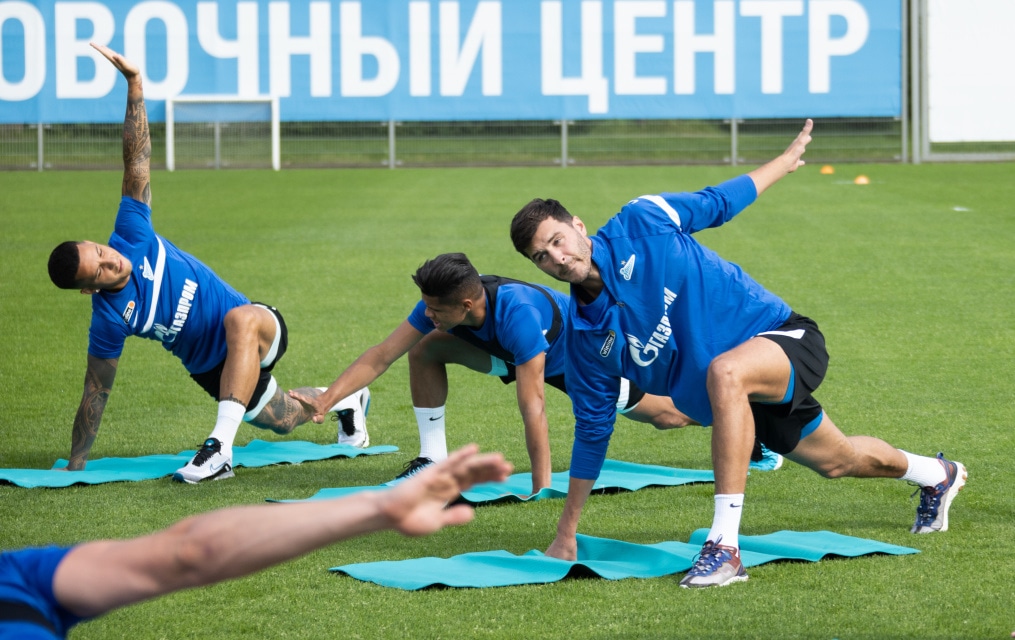 Первые «Газпром»-тренировочные сборы «Зенита»: 14 июня, вечерняя тренировка