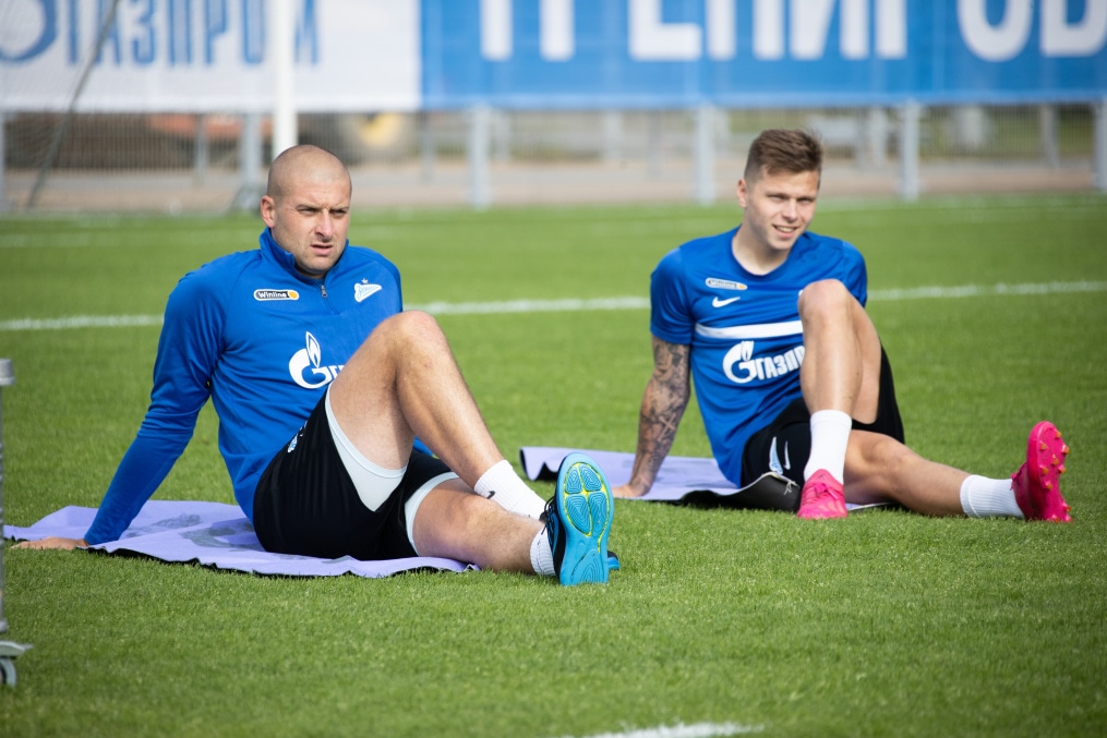 Первые «Газпром»-тренировочные сборы «Зенита»: 14 июня, вечерняя тренировка