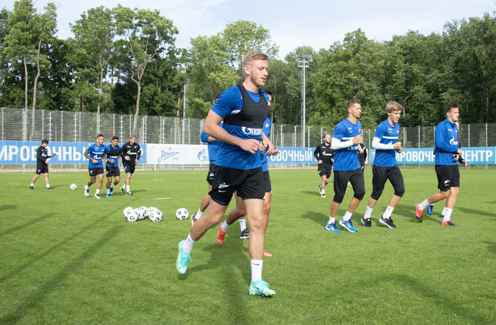 Первые «Газпром»-тренировочные сборы «Зенита»: 14 июня, вечерняя тренировка